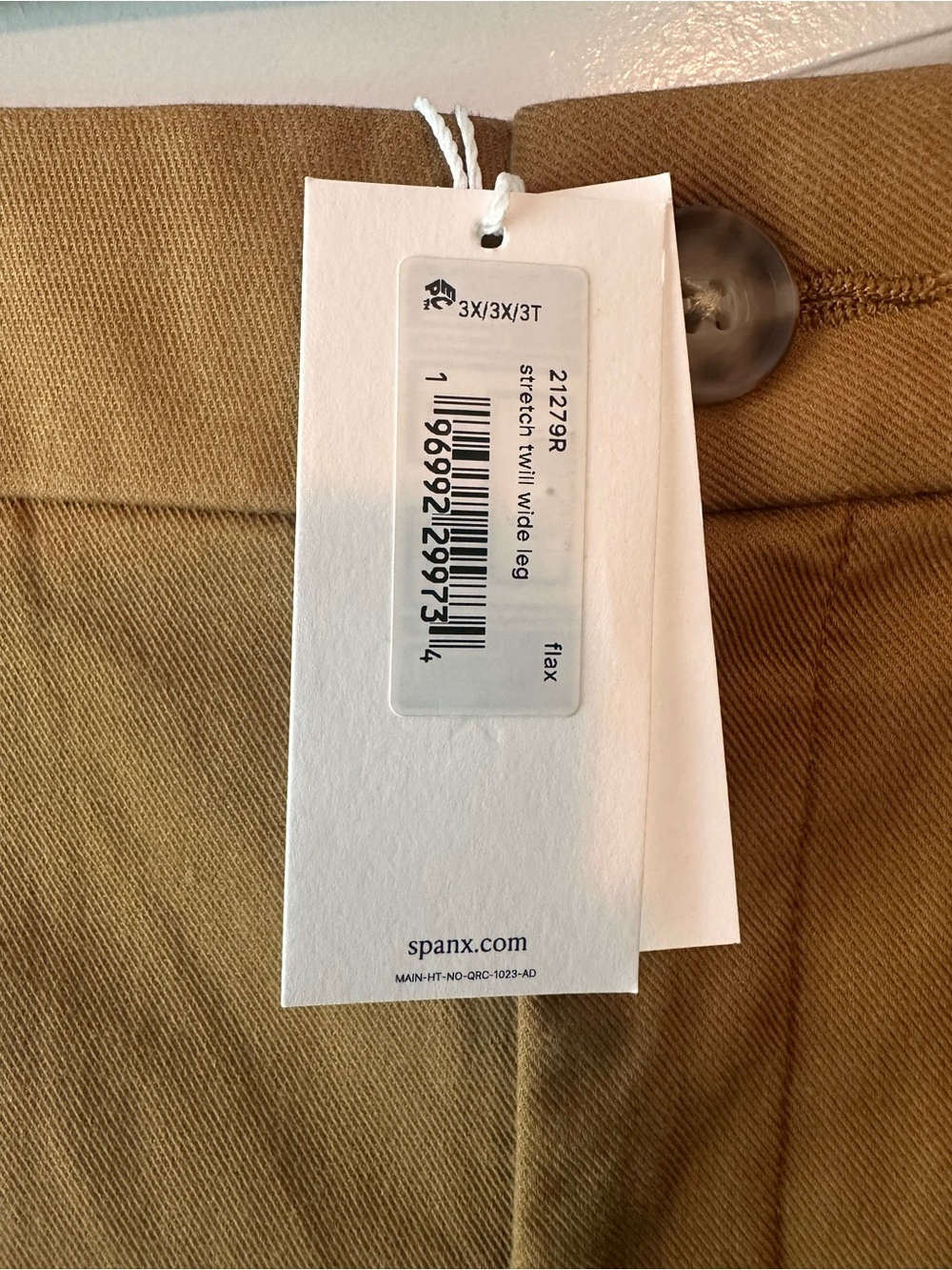 SPANX Wide Leg Trousers in Camel - Picture 3 of 5